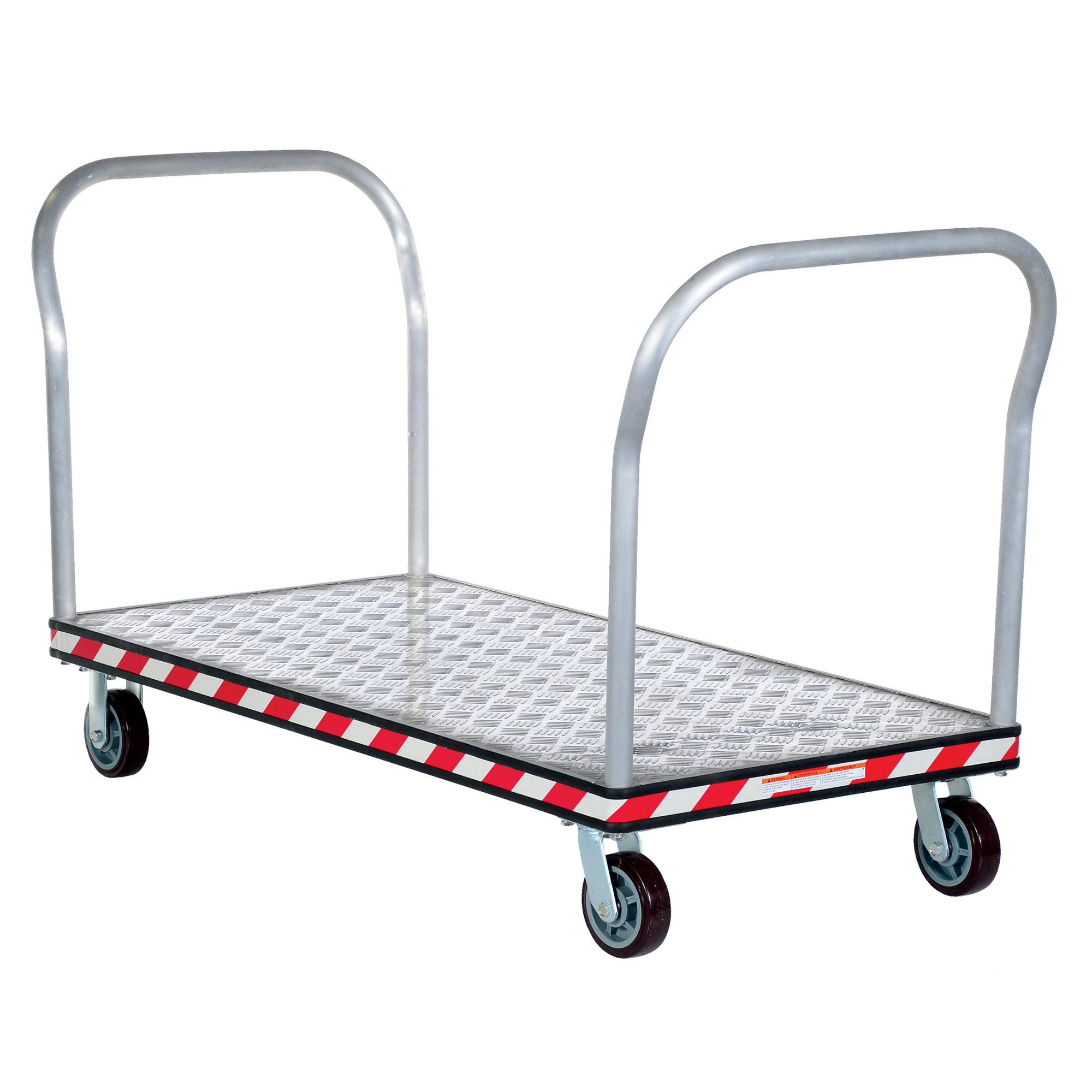 Vestil Aluminum Platform Truck - 30in. x 60in., 2400-Lb. Capacity, 2 Handles, Model# ATP-C-3060-2HDL